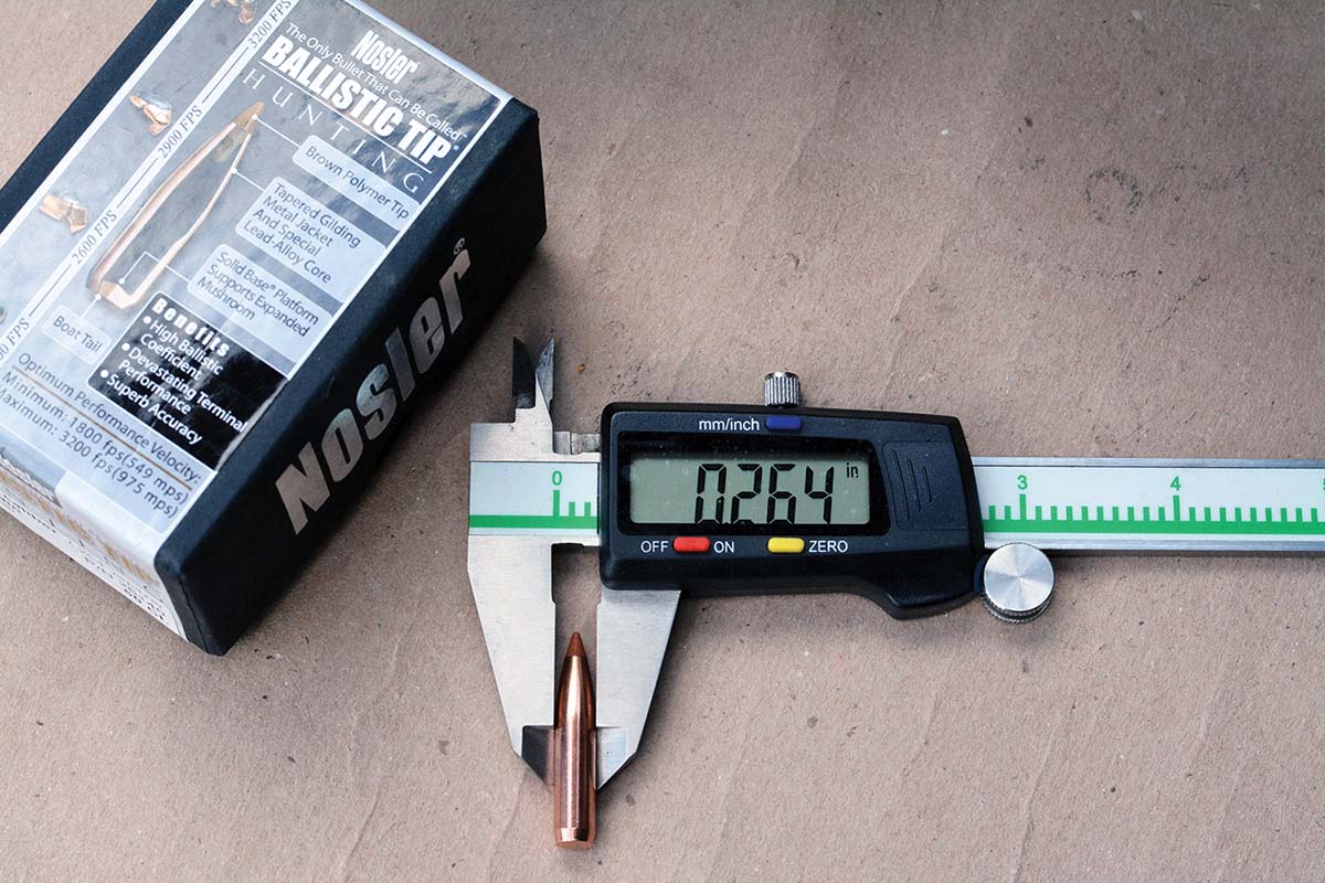 The 260 Remington utilizes 6.5mm or .264-inch bullets.